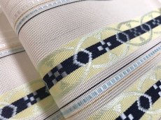 画像2: 夏着物用　ひとえ半幅帯【博多織　】 (2)